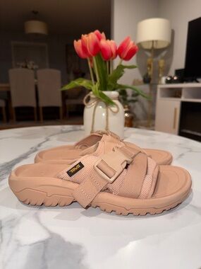 Teva Women's Blush Slide Sandals with Buckle Strap